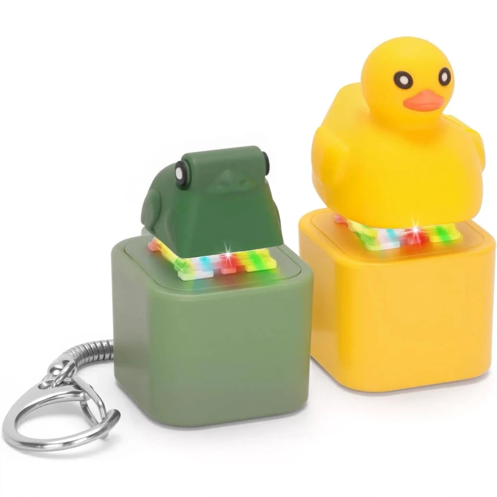 Duck Frog Clicker Keychain
